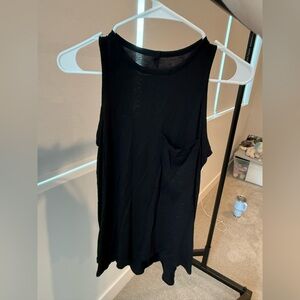 Rag & Bone Black Sleeveless Tank